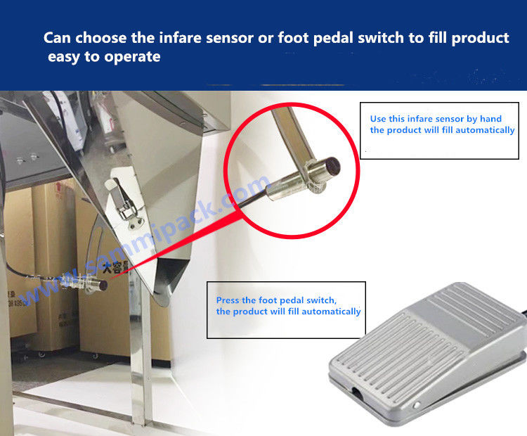 5 كيلوغرامات صغيرة مسحوق ملء آلة مسحوق وزنه ملء الموزع المسمار للحليب / القهوة / دقيق البروتين