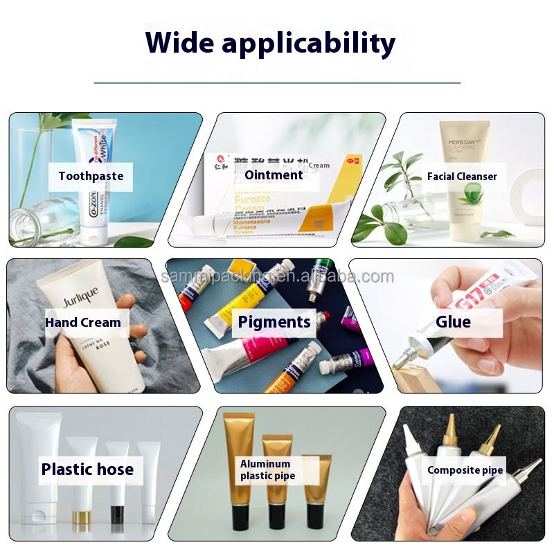 آلة تعبئة وختم الأنابيب اللينة ذات السعر المنخفض آلة تعبئة وختم الأنابيب البلاستيكية شبه الأوتوماتيكية