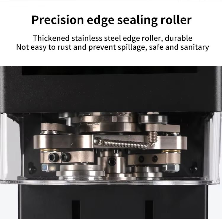 2025 جديد الشاشة اللمسية الذكية بطاقة PET / الألومنيوم علبة غلق آلة عالية الكفاءة علبة آلة لفقاعة الشاي محل للبيع