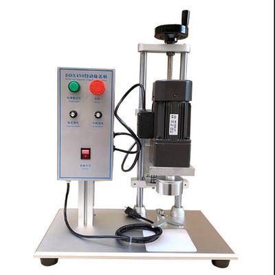 DDX-450 نصف الآلي زجاجة غطاء آلة للزجاج الزجاجة البلاستيكية