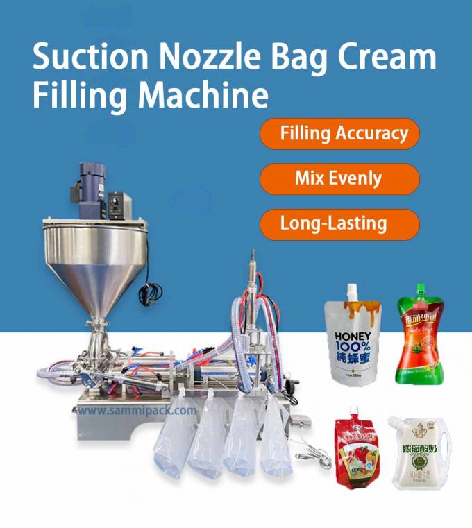 صناعية نصف تلقائية عسل كيس المشروبات كيس البوق كيس عصير ملء آلة للغذاء السائل 0