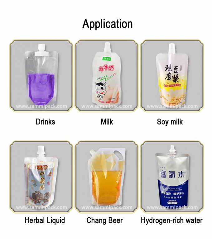 آلة تعبئة كيس العسل السريع لملء السائل وتغطية SM-3500L 1