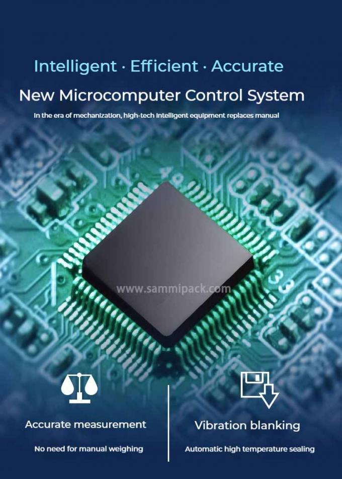 آلة تعبئة السكر متعددة الوظائف مزدوجة الرأس حبوب القهوة تزن 500g 1000g 450*470*1750MM السلعة 4