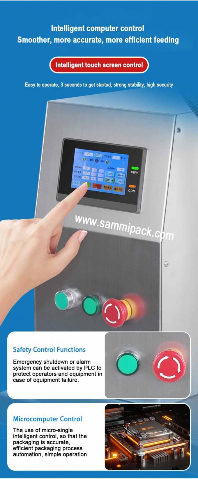 آلة تعبئة المسحوق شبه الأوتوماتيكية التي تعمل بالكهرباء للزجاجات والأكياس والحليب ومستحضرات التجميل والكيماويات والوزن والجرعات اللولبية 6