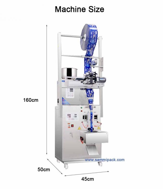 120.000 كجم آلة تعبئة مسحوق الشاي بمواد تغليف ورقية بوزن إجمالي واحد مع جهاز ترميز بالختم الساخن 3