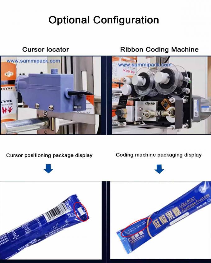 120.000 كجم آلة تعبئة مسحوق الشاي بمواد تغليف ورقية بوزن إجمالي واحد مع جهاز ترميز بالختم الساخن 4