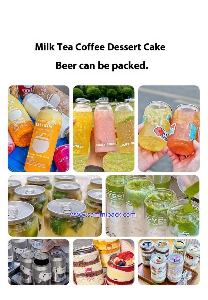 الكهرباء مدفوعة الحرارة الختم البلاستيكية يمكن أن جهاز التجفيف لشراب الفقاعات الصودا 6