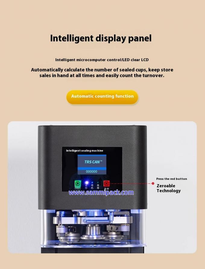 الكهرباء مدفوعة الحرارة الختم البلاستيكية يمكن أن جهاز التجفيف لشراب الفقاعات الصودا 4