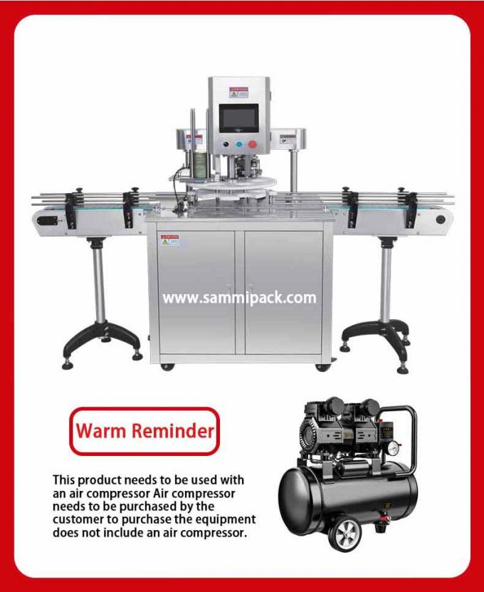 آلة ختم وتغليف علوية أوتوماتيكية لطاولة العمل لمسحوق الحليب والدهانات والمشروبات والأطعمة وعلب السردين والتونة 1