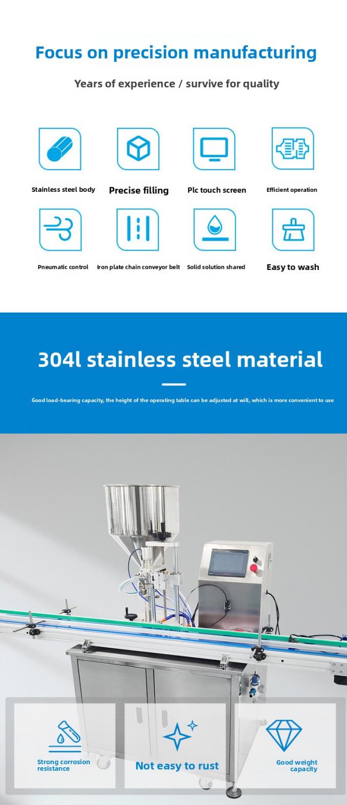 آلة تعبئة سائل العجينة بمضخة دوارة مؤازرة أوتوماتيكية بالكامل سهلة التشغيل للعسل والسوائل اللزجة وزبدة الفول السوداني والكاتشب 1