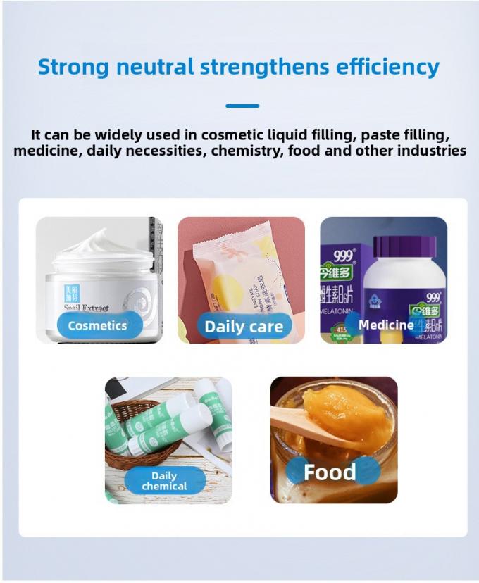 آلة تعبئة سائل العجينة بمضخة دوارة مؤازرة أوتوماتيكية بالكامل سهلة التشغيل للعسل والسوائل اللزجة وزبدة الفول السوداني والكاتشب 5