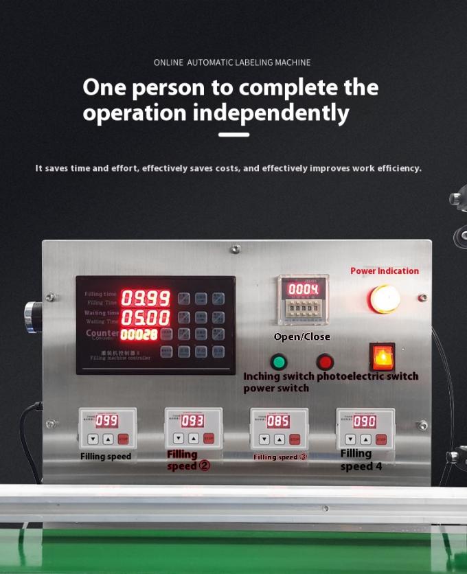 آلة تعبئة السوائل بمضخة مغناطيسية بأربعة رؤوس بسعر المصنع المخصص لعصير الشراب والحليب والتعبئة الصغيرة 2