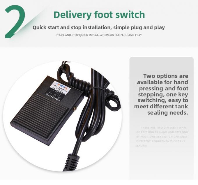 DFJ-160 آلة الختم الكهربائية العمودية للصلب المقاوم للصدأ الصفيحة الصفيحة سهلة فتح الكأس البلاستيكية والمعادن العلب الصفيحة 4