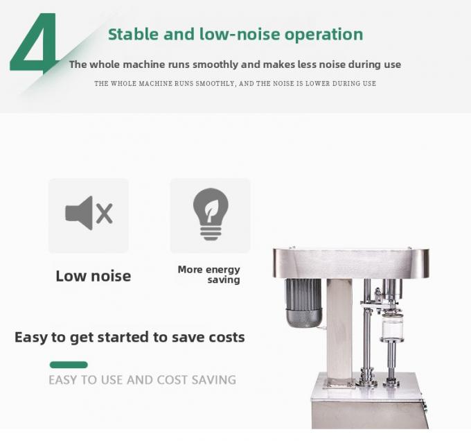DFJ-160 آلة الختم الكهربائية العمودية للصلب المقاوم للصدأ الصفيحة الصفيحة سهلة فتح الكأس البلاستيكية والمعادن العلب الصفيحة 6