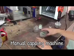 آلة تغطية الزجاجات الكهربائية المحمولة باليد المخصصة