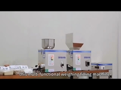 100غ حبيبات أوراق الشاي رقائق البطاطا مسحوق آلة وزن دوامة آلة تعبئة ملء